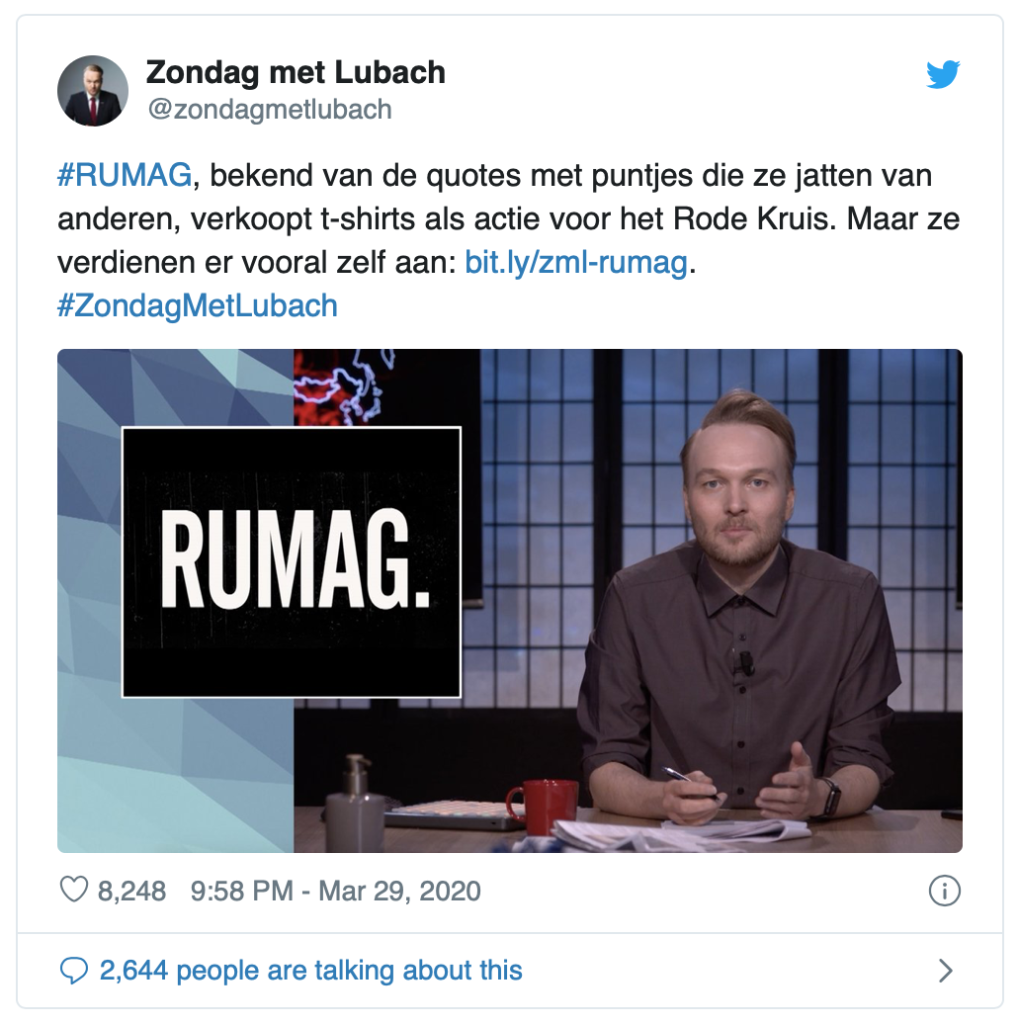 Lubach lyncht RUMAG
