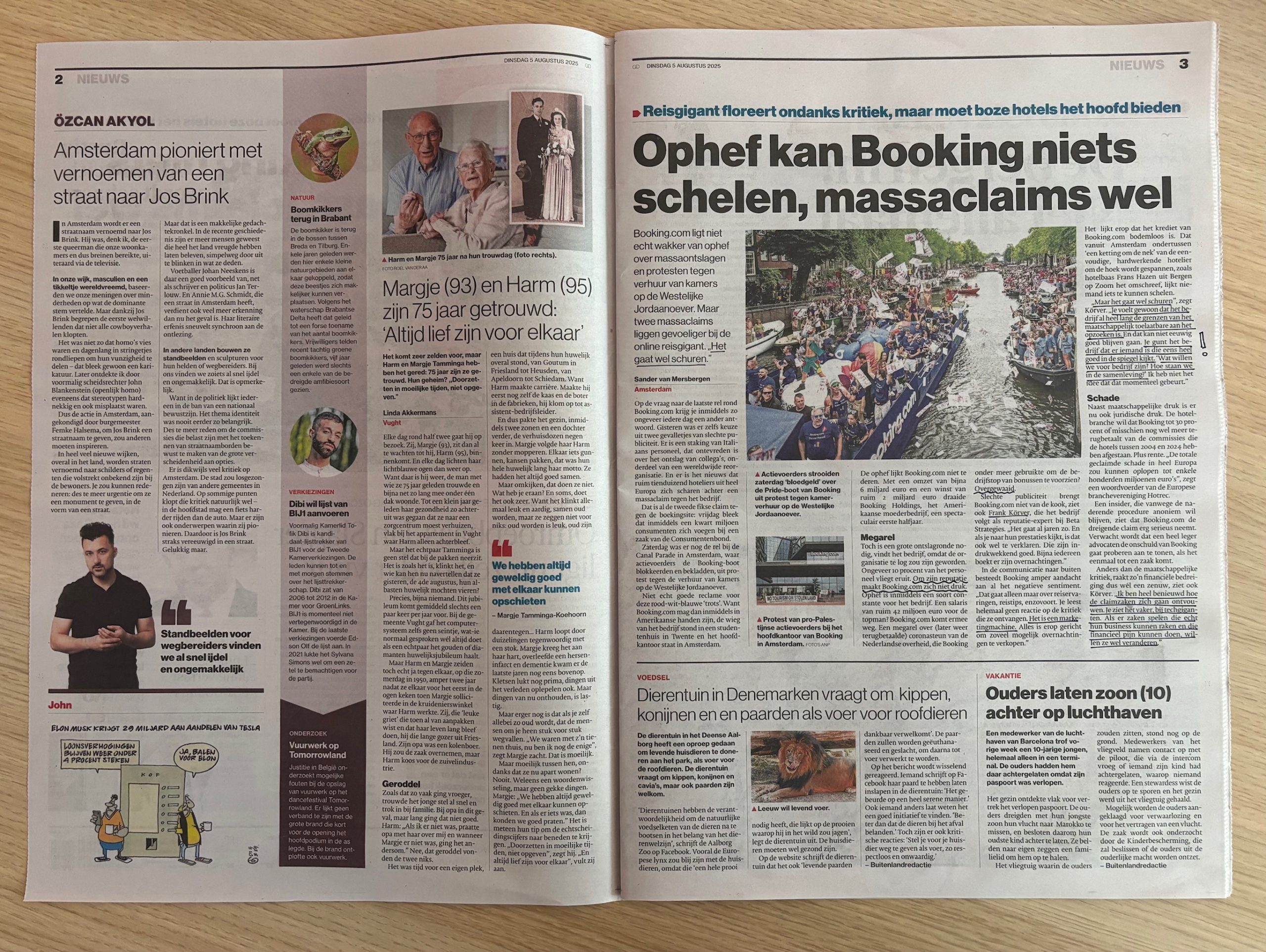 Booking.com ligt onder vuur. Het Algemeen Dagblad ging met Frank Körver in gesprek over de issues, de aanpak en de manier van communiceren